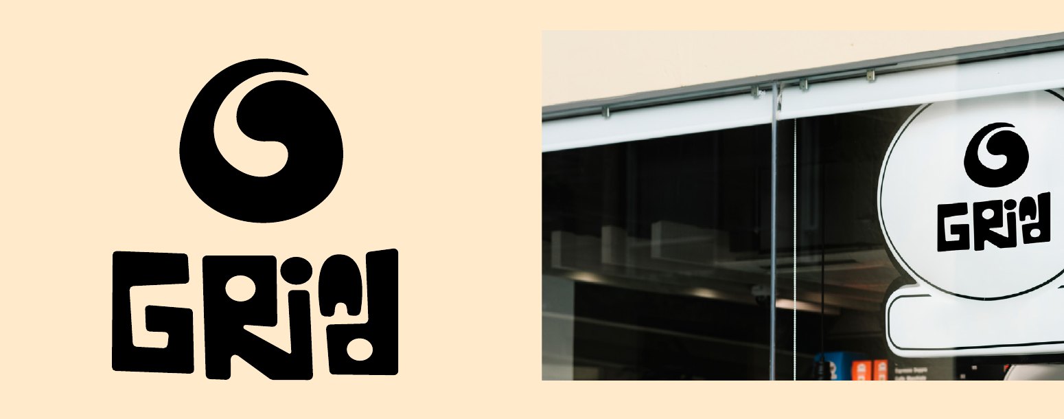 Grind brand exploration — sketches, logo refinement, and brand style guide pages