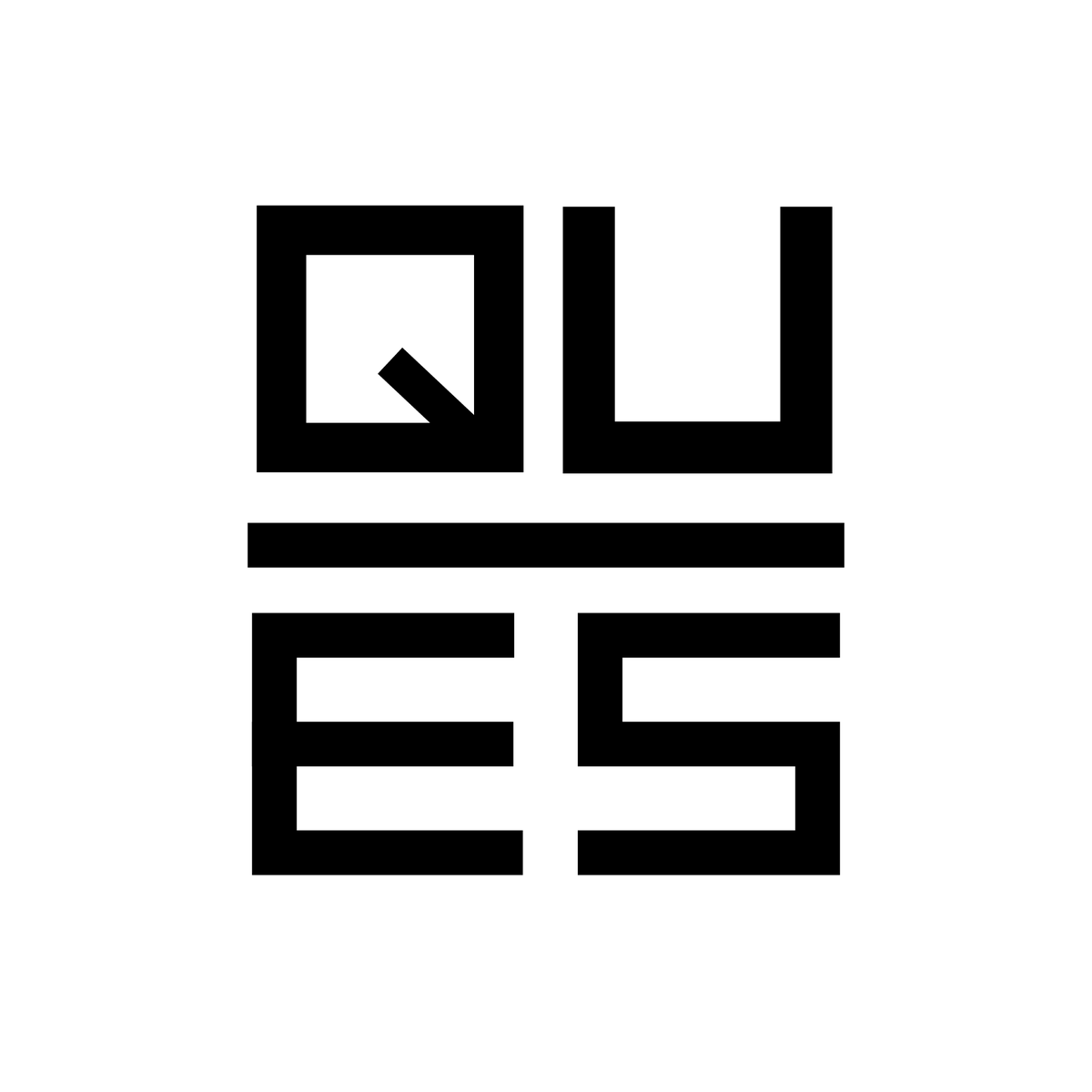 Quest structural wordmark direction